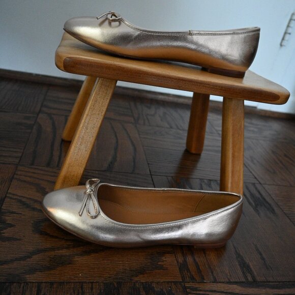 J.Crew Metallic Flats – Rose – Size 9.5 B - Picture 5 of 7